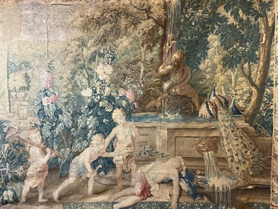 Lot 301 - A Louis XIV Gobelins tapestry, after designs by Charles Le Brun