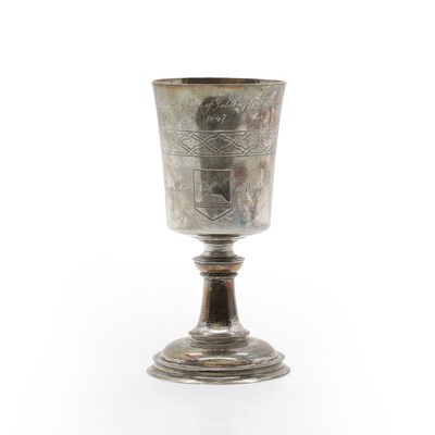 Lot 20 - A silver 'Hertford Elizabethan Chalice' cup