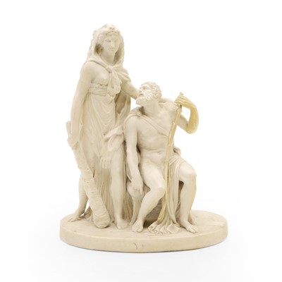 Lot 83 - A Nast Paris biscuit figure group