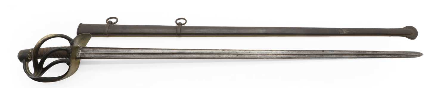 Lot 151 - A French cuirassier officers calvary sword