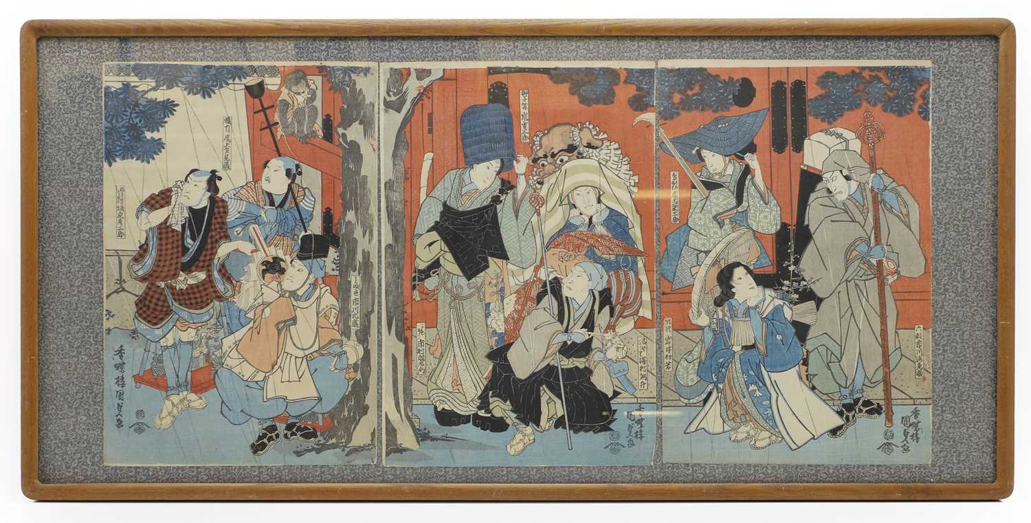 Lot 265 - Utagawa Kunisada 'Toyokuni III' (Japanese, 1786-1865)