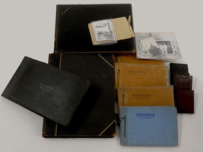 Lot 140 - A collection of naval and military photograph albums