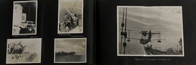 Lot 140 - A collection of naval and military photograph albums