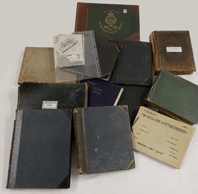 Lot 140 - A collection of naval and military photograph albums