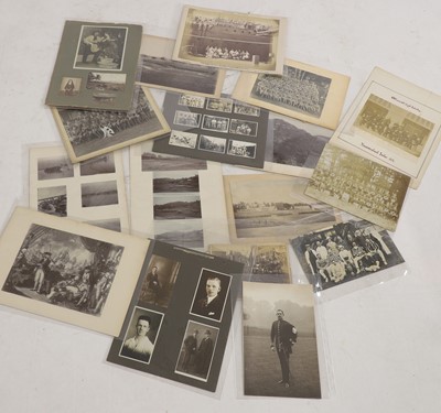 Lot 140 - A collection of naval and military photograph albums