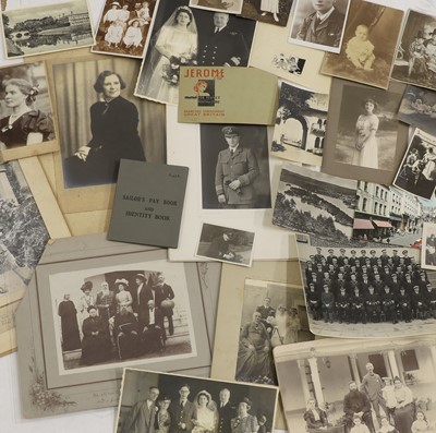 Lot 140 - A collection of naval and military photograph albums