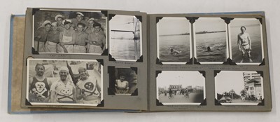 Lot 140 - A collection of naval and military photograph albums