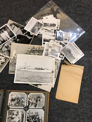 Lot 140 - A collection of naval and military photograph albums