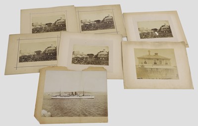 Lot 140 - A collection of naval and military photograph albums