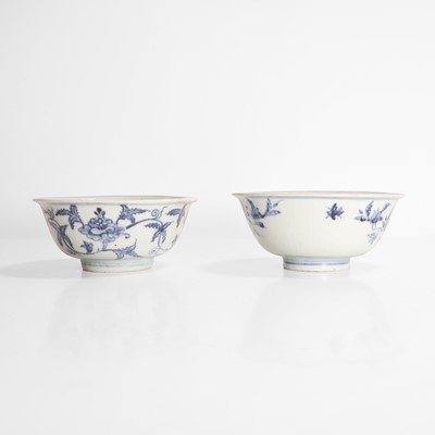 Lot 97 - Two Chinese blue and white bowls