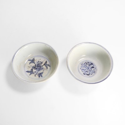 Lot 97 - Two Chinese blue and white bowls