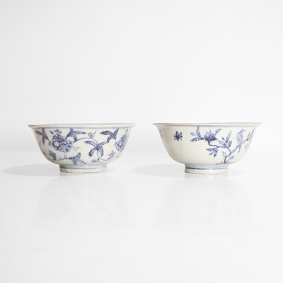 Lot 97 - Two Chinese blue and white bowls