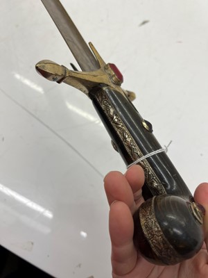 Lot 123 - A collection of Indian and Middle Eastern swords