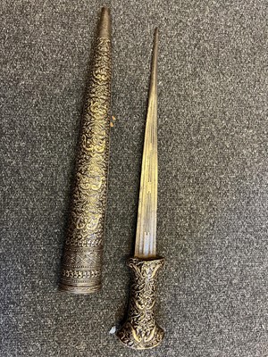 Lot 123 - A collection of Indian and Middle Eastern swords