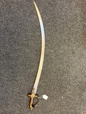 Lot 123 - A collection of Indian and Middle Eastern swords