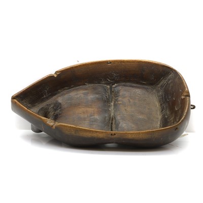 Lot 468 - A carved hardwood Dan mask