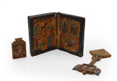 Lot 443 - A group Coptic icons