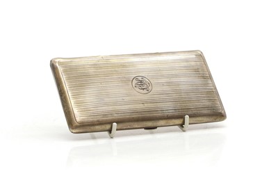 Lot 16 - A silver cigarette case