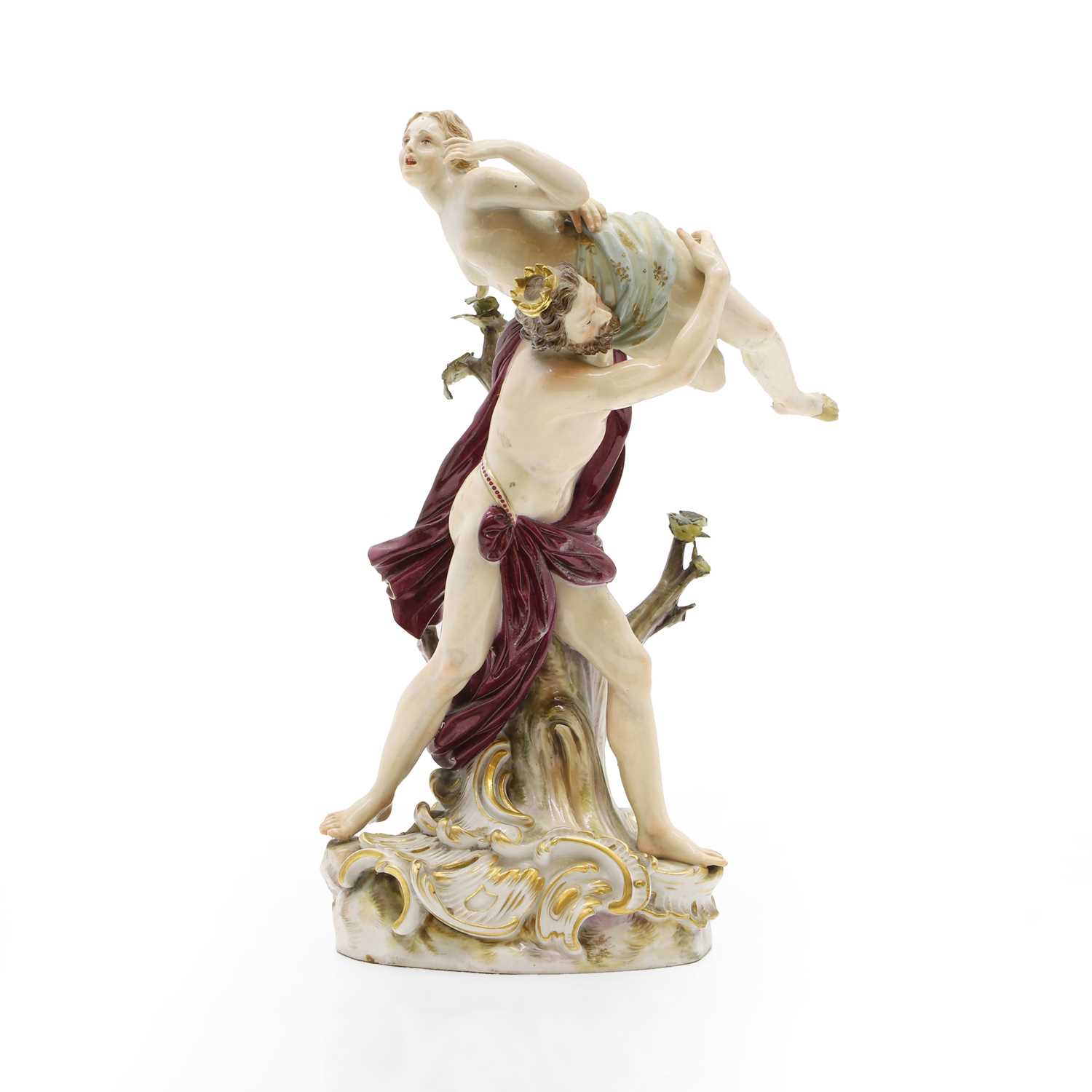 Lot 192 - A Meissen porcelain figure of 'The Rape of Persephone'