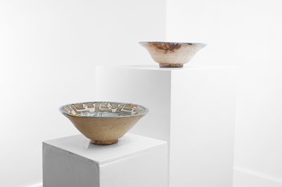 Lot 66 - Two Kashan-style pottery bowls