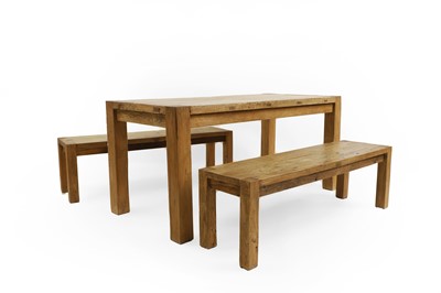 Lot 512 - A modern oak kitchen table