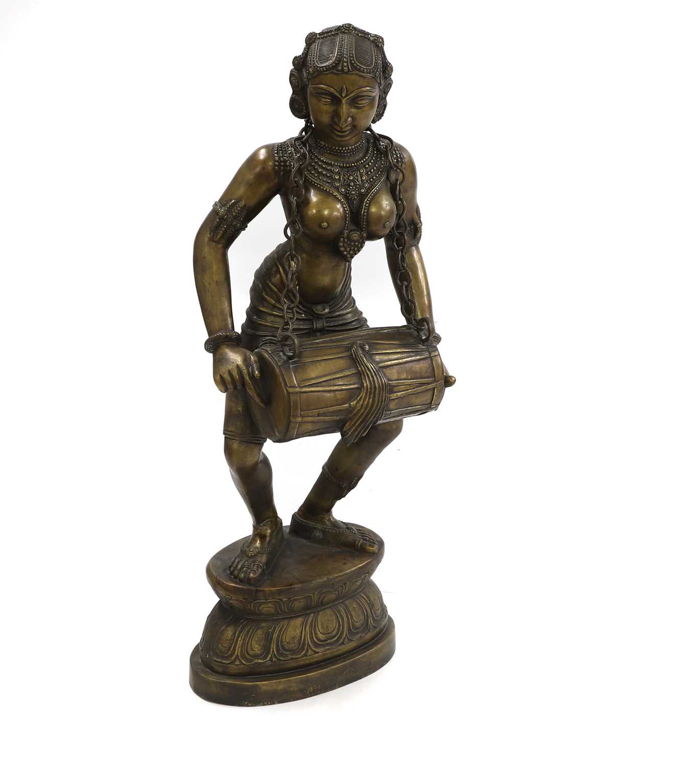 Lot 112A - A large Indian bronze figure of a deity