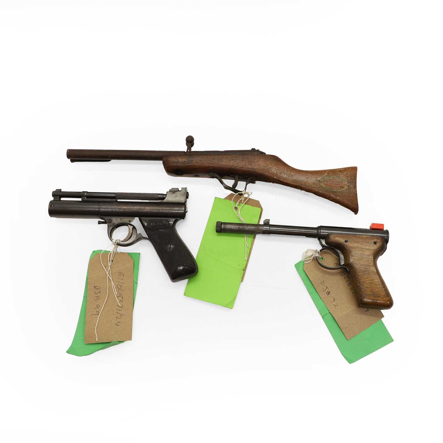 Lot 180 - A Webley MK1 air pistol