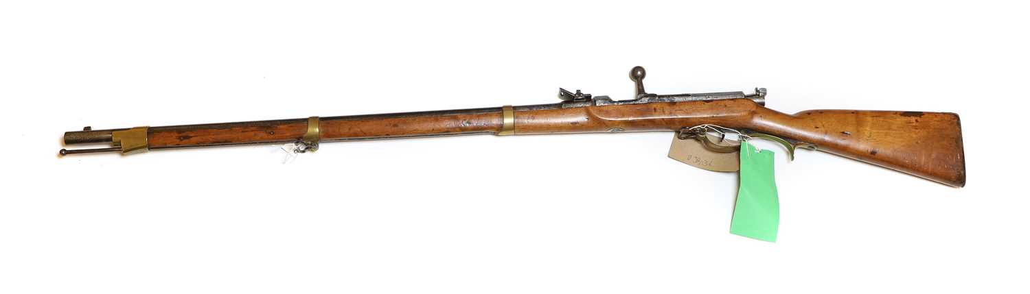 Lot 120 - A bolt action Dreyse Needle gun rifle