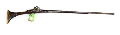 Lot 102 - A flintlock rifle
