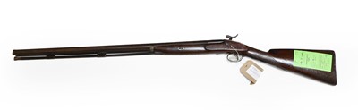 Lot 112 - A percussion sporting gun