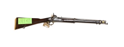 Lot 115 - A cavalry percussion Enfield carbine rifle