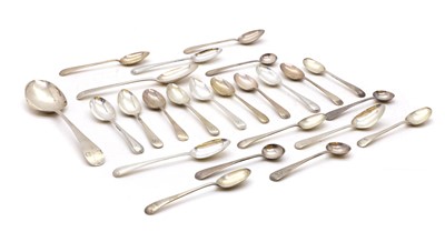 Lot 7 - A collection of silver flatware