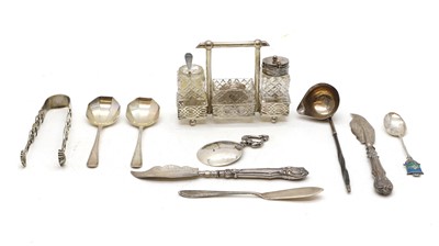 Lot 6 - A collection of silver items