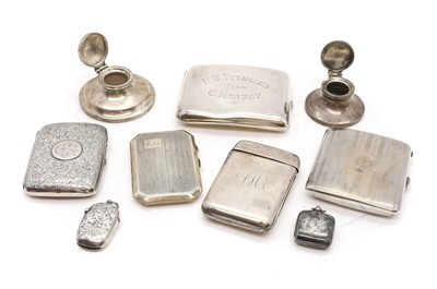 Lot 15 - A collection of silver items