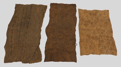 Lot 267 - A group of six African bark cloths