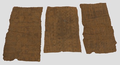 Lot 267 - A group of six African bark cloths