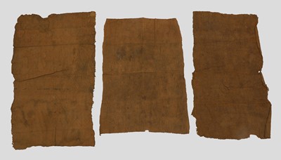 Lot 267 - A group of six African bark cloths