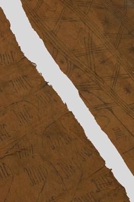 Lot 267 - A group of six African bark cloths