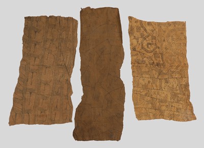 Lot 266 - A group of five African bark cloths