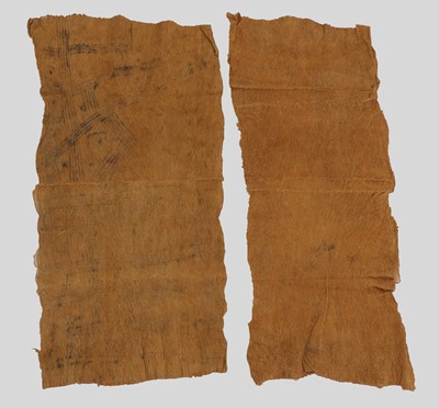 Lot 266 - A group of five African bark cloths