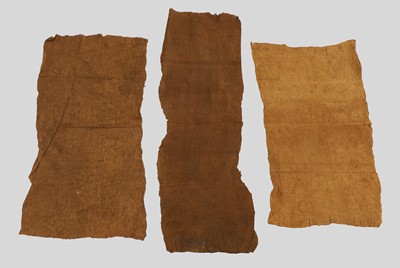 Lot 266 - A group of five African bark cloths