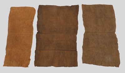 Lot 265 - A group of six African bark cloths