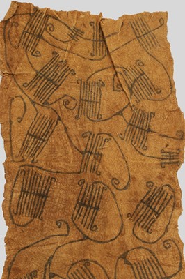 Lot 265 - A group of six African bark cloths