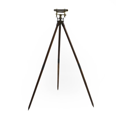 Lot 415 - A brass theodolite