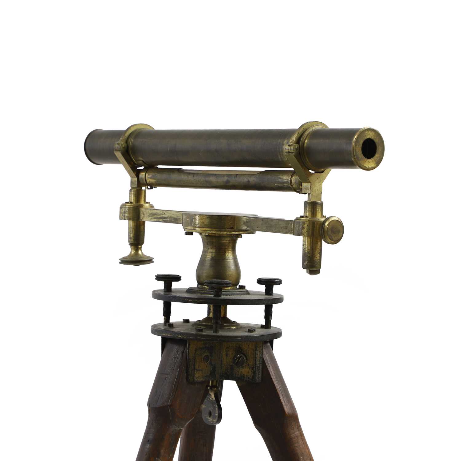 Lot 415 - A brass theodolite