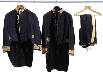 Lot 234 - An officers dress coat and trousers
