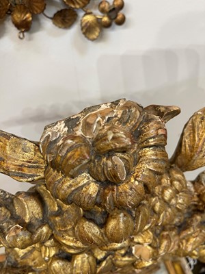 Lot 1 - A carved giltwood cresting