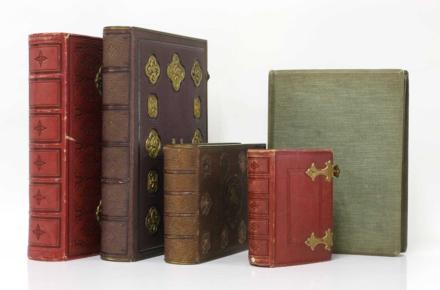 Lot 43 - A collection of four carte-de-visite albums