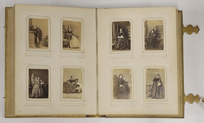 Lot 43 - A collection of four carte-de-visite albums
