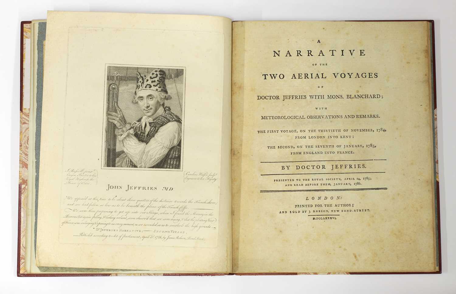 Lot 1 - John Jeffries (1745-1819) and Jean-Pierre Blanchard (1753-1809)